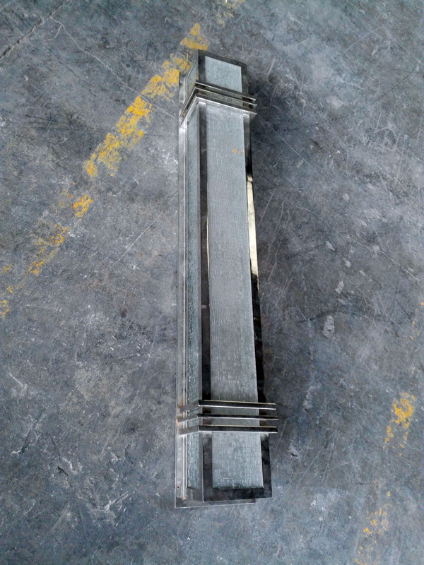 lampara aplique pared replica inox metacrilato noinstalacion 142_5-147x18_5-23x14-16 6u